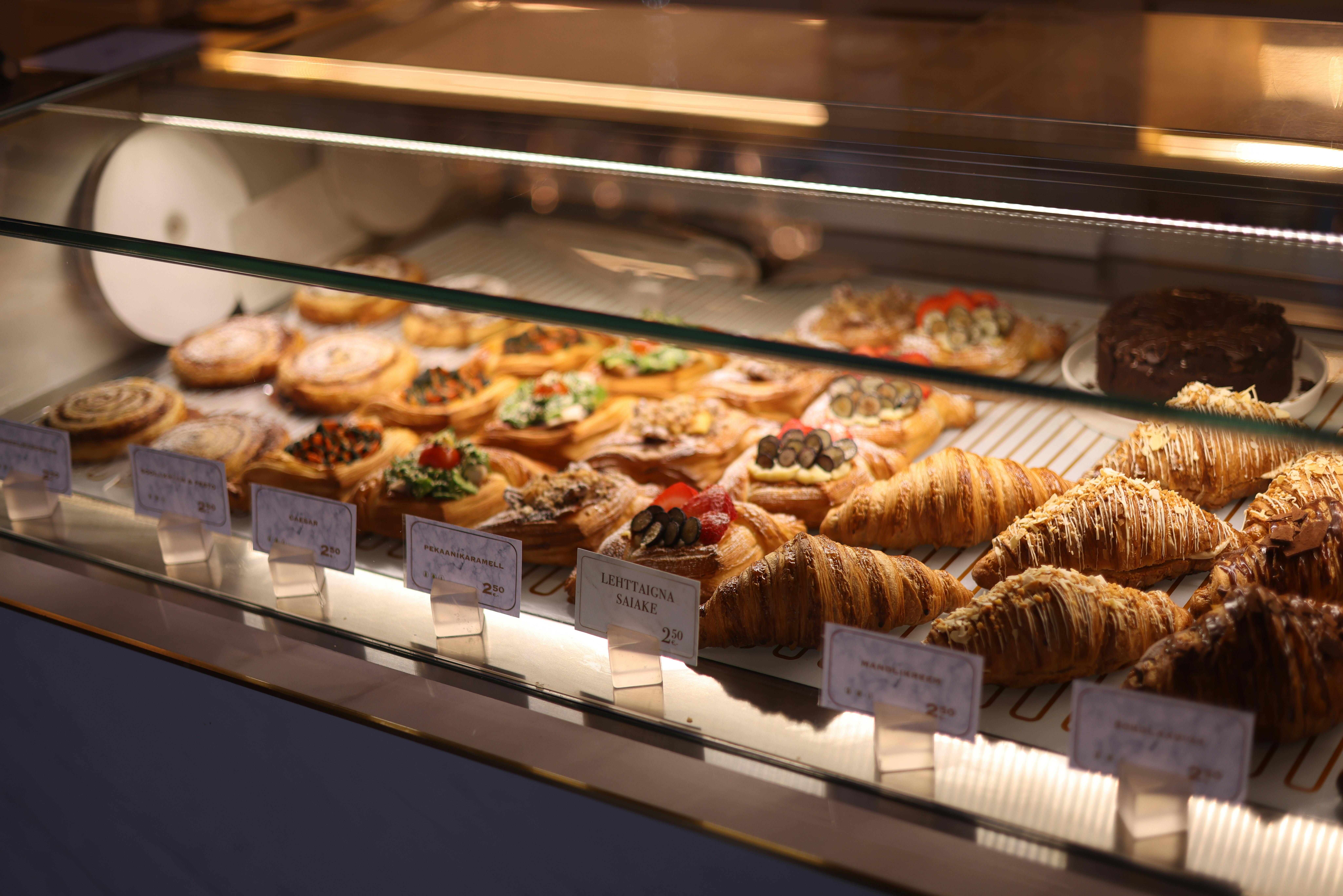 Assortment of fresh pastries